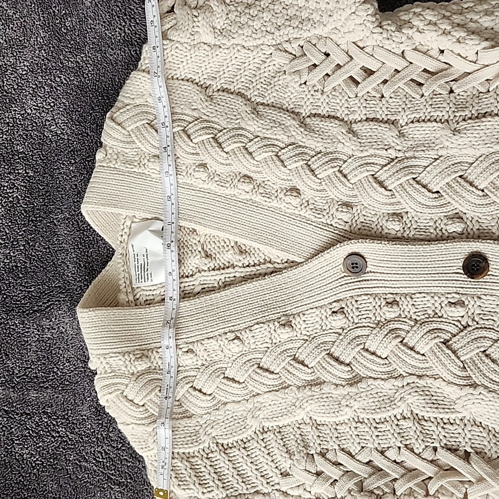 FRAYI.D Cream Cable Knit Cardigan (New) - Picture 11 of 16